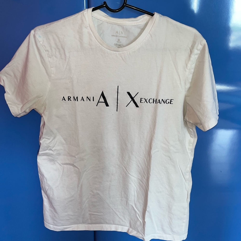 Armani Exchange White Tee